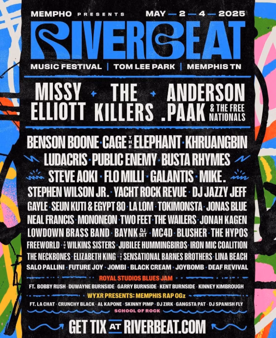 Riverbeat Festival 2025 listo para sacudir la ribera del río Mississippi