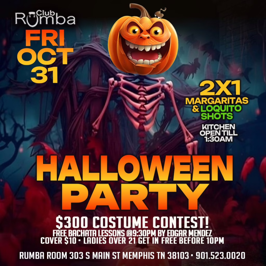 RUMBA ROOM ANNUAL HALLOWEEN PARTY