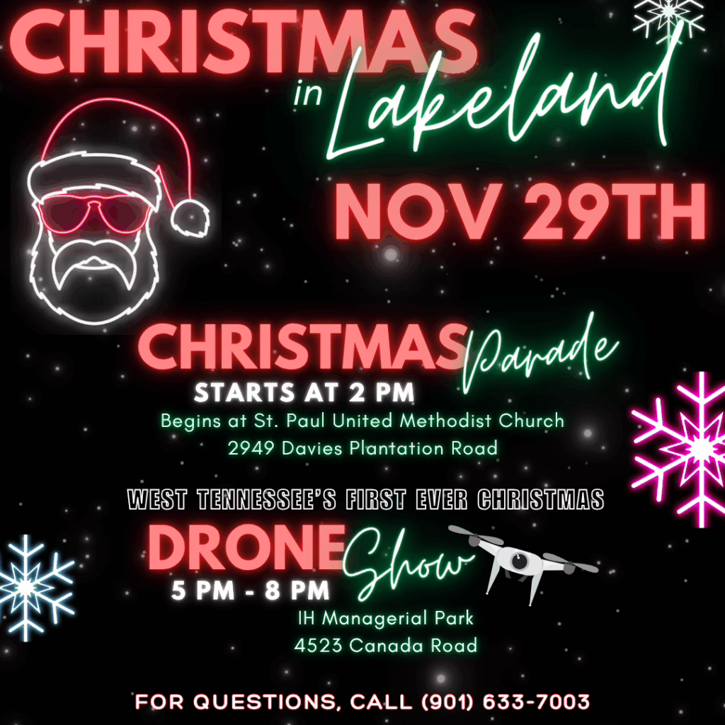 Lakeland Ilumina la Navidad con su Primer Espectáculo de Drones