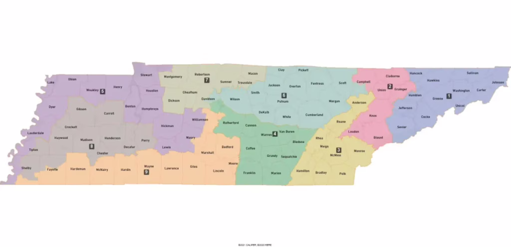 Memphis perdería su distrito congresional único bajo nuevo mapa republicano