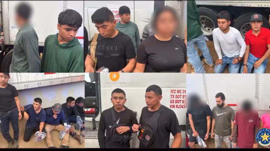 Encuentran 20 migrantes ocultos en tráiler durante operativo en la I-35 en Texas